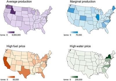 Non-linearity in Marginal LCA: Application of a Spatial Optimization Model